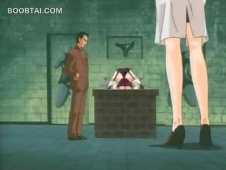 Sexe film prisoner l'anime dame obtient chatte frotté en sous-vêtements