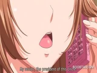 Raudonplaukiai anime mokykla lėlė seducing jos malonus mokytojas